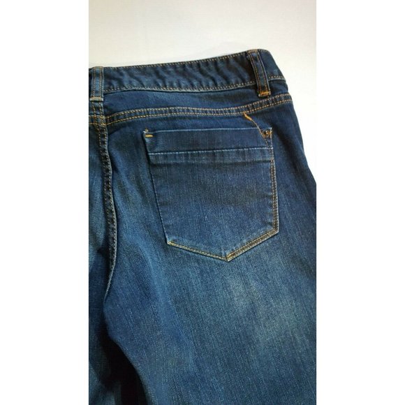 Womens Mossimo Honeycomb Blue Denim Blue Jeans Pants Size 10S Fit 3 - Picture 5 of 6